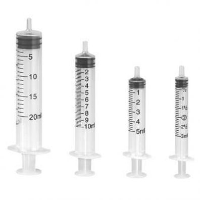 Mediware Einmalspritzen 3-teilig mit Lueransatz 10 ml zentrierter Ansatz 100 Stéck