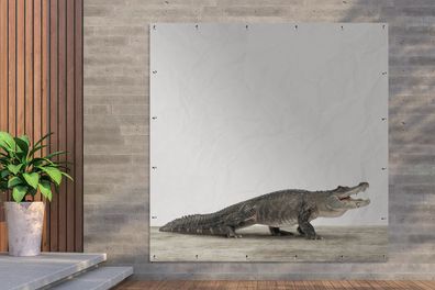 Gartenposter - 200x200 cm - Babyzimmer - Krokodil (Gr. 200x200 cm)