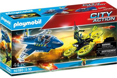 Playmobil 70780 PolizeiJet: DrohnenVerfolgung CityAction Spielzeug SpielSet