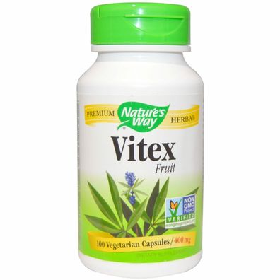 Nature's Way, Vitex-Früchte, 400 mg, 100 Veggie-Kapseln