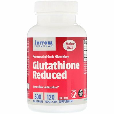 Jarrow Formulas, Glutathionreduziert, 500 mg, 120 Veggiekapseln