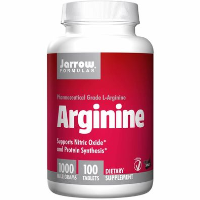 Jarrow Formulas, Arginin, 1000 mg, 100 Tabletten