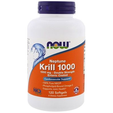 Now Foods, Neptun Krill 1000, 1000 mg, 120 Softgele