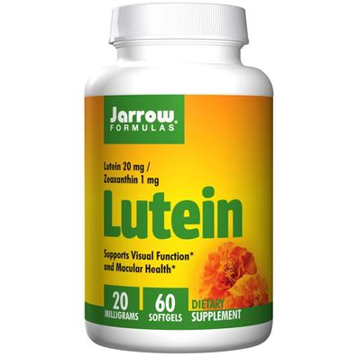 Jarrow Formulas, Lutein, 20 mg, 60 Softgel Kapseln