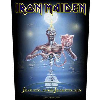 Iron Maiden Seventh Son Rückenaufnäher- Backpatch NEU & Official