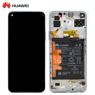 Original Huawei P40 Lite 5G LCD Display Touch Screen Bildschirm Rahmen mit Akku ...