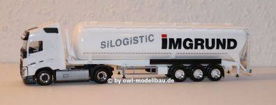 Herpa 938181 - Volvo FH Gl. FFB Silo-Sattelzug - Imgrund Silogistic. 1:87