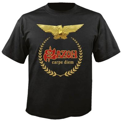 Saxon Carpe Diem T-Shirt NEU & Official!