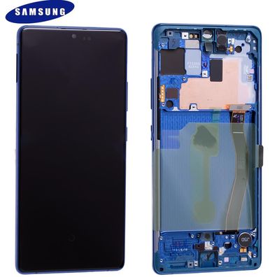 Samsung Galaxy S10 Lite G770F GH82-21672C LCD Display Touch Screen Prism Blau