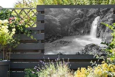 Gartenposter - 120x80 cm - Rio Celeste Wasserfall am Tenoria Vulkan in Costa Rica in