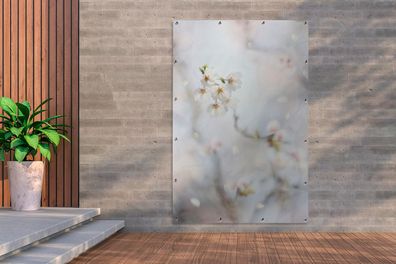 Gartenposter - 120x180 cm - Sakura - Abstrakt - Farben (Gr. 120x180 cm)
