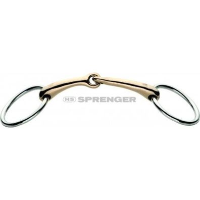 Sprenger Dynamic RS Unterlegtrense 14 mm (Aurigan) einfach gebrochen mit Edelstahl Ri