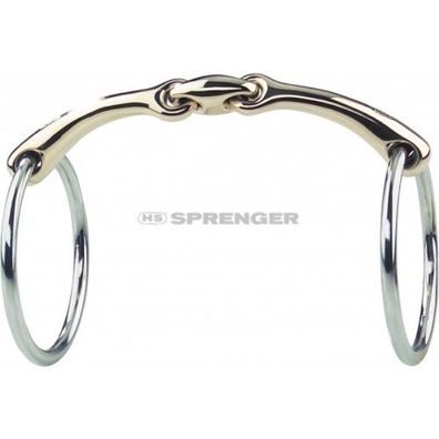 Sprenger Dynamic RS Wassertrensen Gebiss 16 mm (Aurigan) mit Edelstahl Ringen