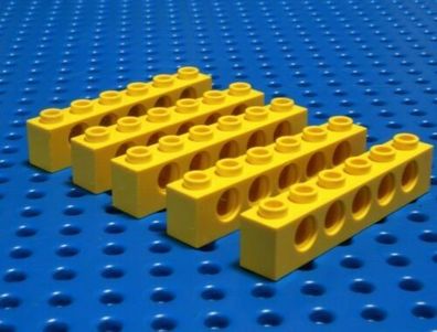 LEGO® 3894 389424 Technik Lochstein 1x6 gelb 5 Stück