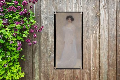 Gartenposter - 40x80 cm - Porträt von Serena Lederer - Gustav Klimt Gemälde