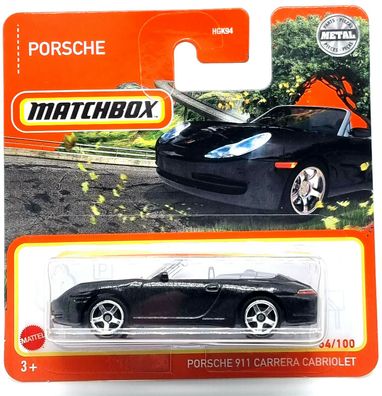 Mattel Matchbox Car Porsche 911 Carrera Cabriolet