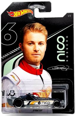 Hot Wheels Nico Rosberg Cars / Auto F-Racer 1/3