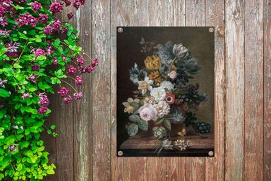 Gartenposter - 30x40 cm - Stilleben mit Blumen - Gemälde von Eelke Jelles Eelkema