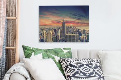 Leinwandbilder - 40x30 cm - New York - Manhattan - Empire State Building