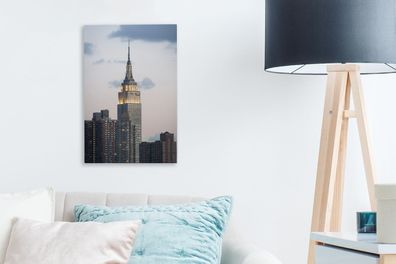 Leinwandbilder - 20x30 cm - Empire State Building Manhattan NY (Gr. 20x30 cm)