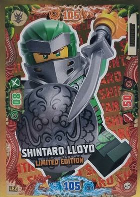 LEGO Ninjago Trading Card Game Limitierte Karte Nr. LE2 Shintaro LLoyd