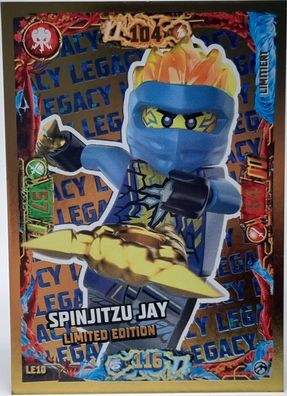 LEGO Ninjago Trading Card Game Limitierte Karte Nr. LE10 Spinjitzu Jay
