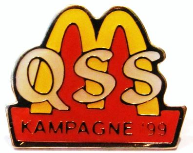 Mc Donald´s - QSS Kampagne 1999- Pin 25 x 20 mm