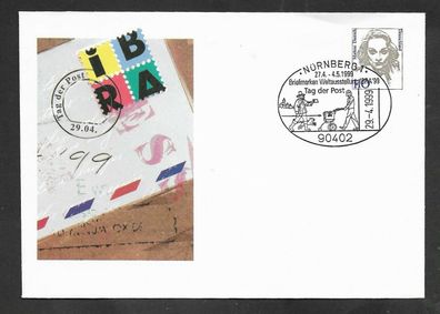 Ganzsache BRD Umschlag IBRA ´99 Tag der Post 29.4.1999 PU