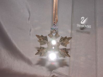 Swarovski Weihnachtsstern 2010 SCS gold Christmas Ornament 2010 1054560 AP 2010