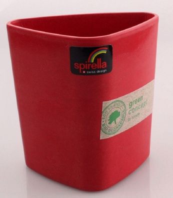 Spirella Trix Eco Mundspülbecher Rot/ Red. Eco Freundlich. Spirella Green