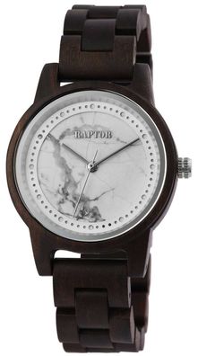 Raptor Holz Uhr Armbanduhr RA10210-002 braun Damen Holzuhr