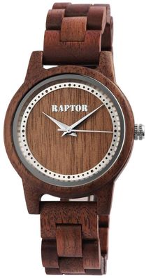 Armbanduhr Holz Raptor Uhr dunkelbraun RA20042-004