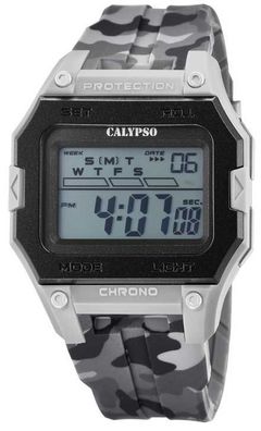 Calypso Digital Uhr Armbanduhr K5810/1 Camouflage Watch