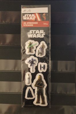 Star Wars-Sticker; 3D-Sticker; 3-D Embossed Stickers; Star Wars - Aufkleber