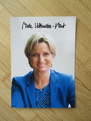 Baden-Württemberg Ministerin CDU Dr. Nicole Hoffmeister-Kraut - Autogramm!!!