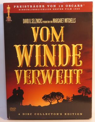 Vom Winde verweht - Clark Gable - Vivien Leigh - 4 Disc Collector´s Edition - DVD