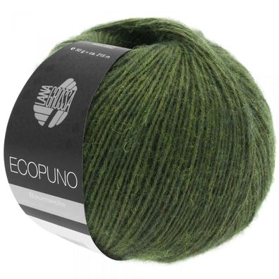 50 g LANA GROSSA Qualität Ecopuno Baumwolle gefüllt mit Merino/ Alpaka