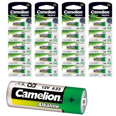 20x Batterie A23 (MN21, V13GA) Camelion Alkaline Funkfernbedienung, Alarmanlagen
