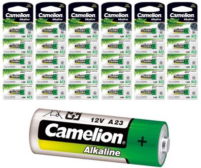 30x Batterie A23 (MN21, V13GA) Camelion Alkaline Funkfernbedienung, Alarmanlagen