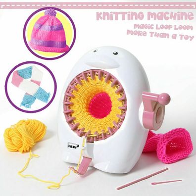 Spaß Strickmaschine Spinnender Webstuhl Diy Stricken Schal Hut Kinder Neu Ni