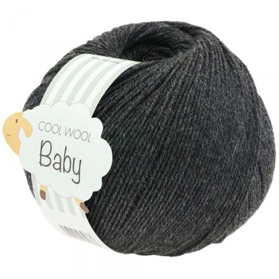 50 g LANA GROSSA Cool Wool Baby uni 100 % Schurwolle super weich und fein