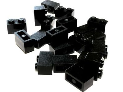 3004 LEGO® Baustein 1 x 2 schwarz 20 Stück