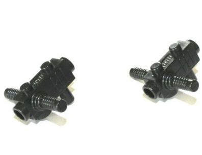 2516 LEGO® 2x Kettensäge Werkzeughalter - schwarz - 251626