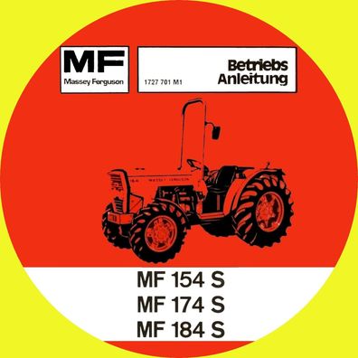 Betriebsanleitung Massey Ferguson MF MF 154,174,184,