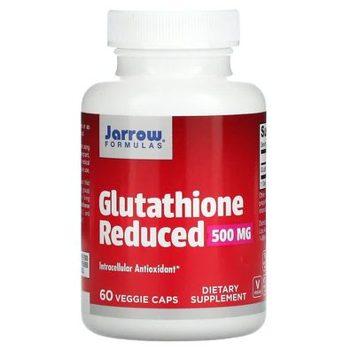 Jarrow Formulas, Glutathionreduziert, 500 mg, 60 Veggiekapseln