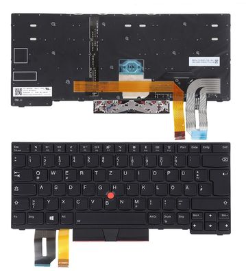 Tastatur Lenovo ThinkPad E490 T480s L480 L380 T490 L380 beleuchtet Backlit DE