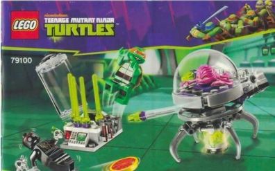 LEGO® Bauanleitung Bauplan Aufbauanleitung Ninja Turtles - 79100