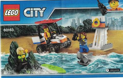 LEGO® Bauanleitung Bauplan Aufbauanleitung City 60163