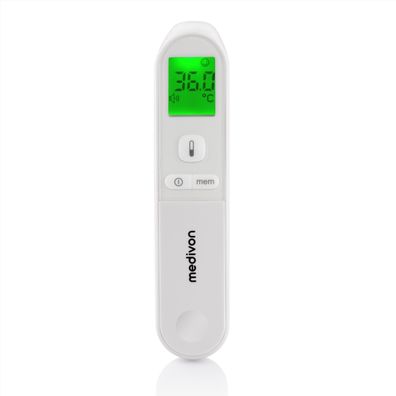 medivon® Infrarot-Thermometer berührungsloses Stirnthermometer mit LCD-Display