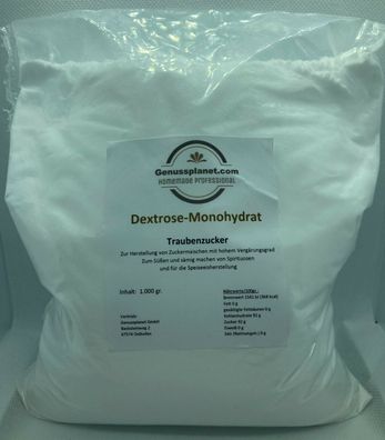 Dextrose Monohydrat Traubenzucker für die Zubereitung von Lebensmittel
